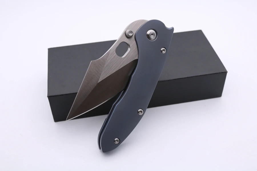 Высококачественный складной нож для стежка лезвие S35VN титановая ручка