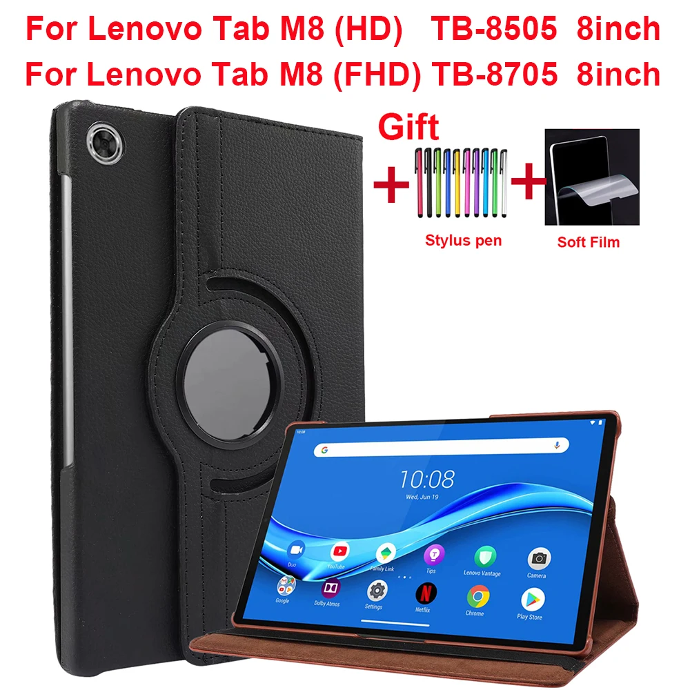 

Вращающаяся на 360 Градусов Подставка для планшета Lenovo Tab M8 FHD TB-8705F/TB-8705N HD TB-8505F/X/FS 8 "чехол M8 TB-8705 TB-8505 8 дюймов