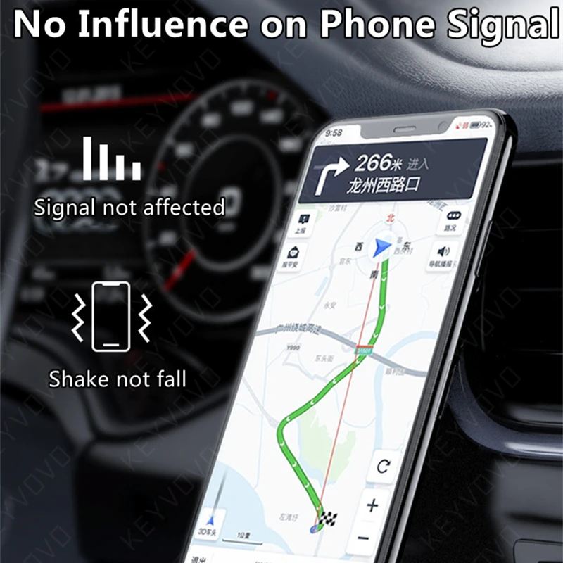 magnetic car phone holder stand for iphone 12 xiaomi redmi huawei samsung 360 air vent magnetic holder in car gps mount free global shipping