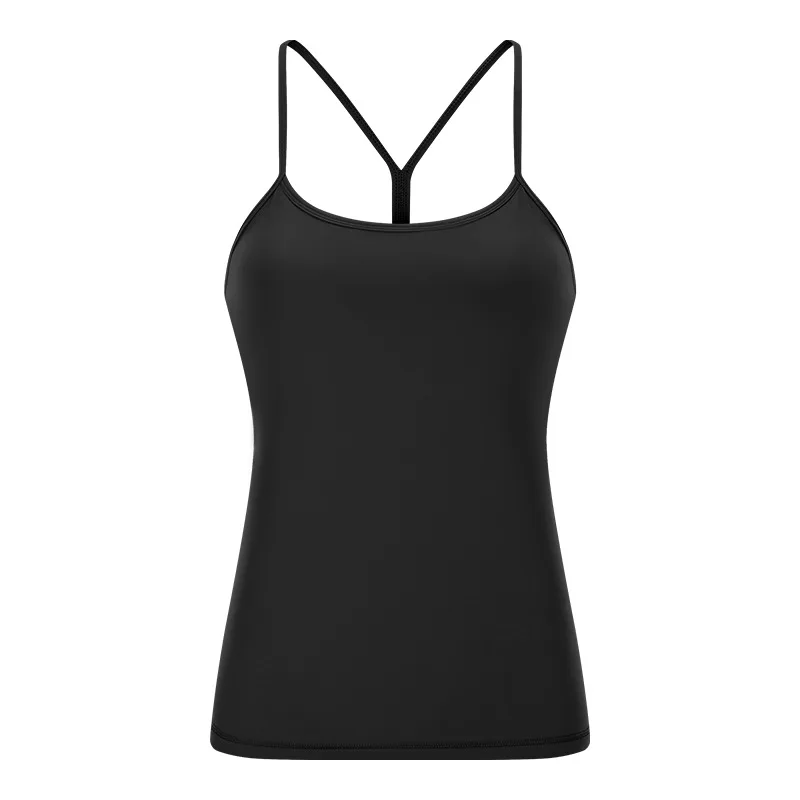 

CLASSIC Y-type Padded Fitness Gym Athletic Yoga Vest Top Women Naked-feel Hip-length Sport Exercise Workout Tank Tops