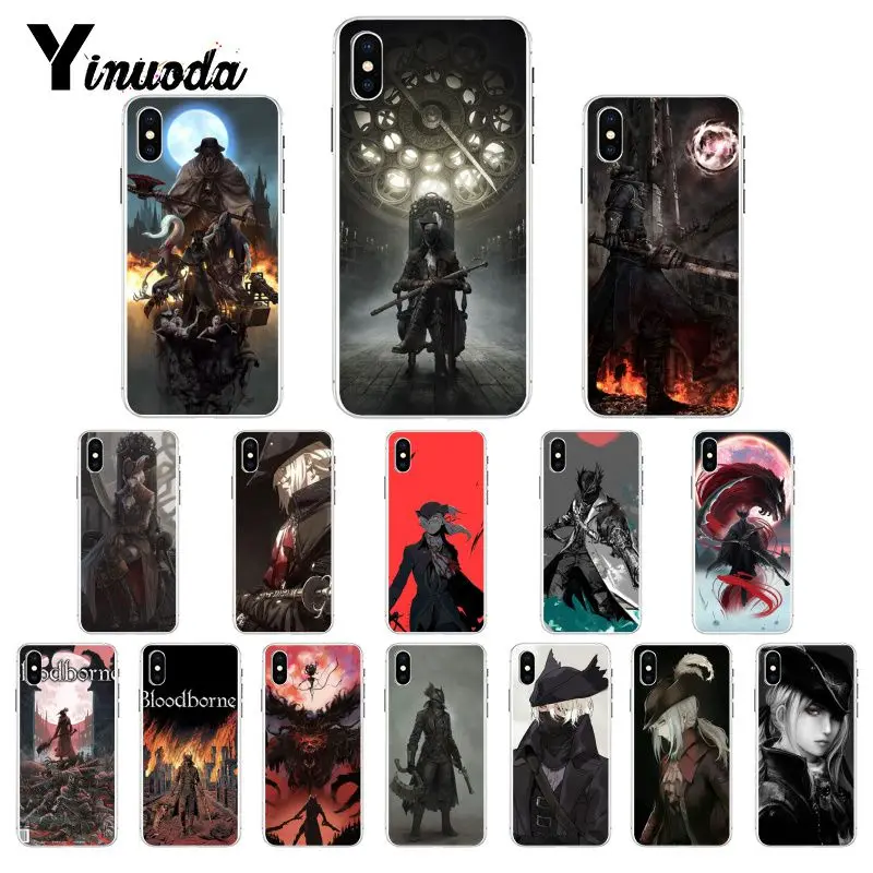 Yinuoda Bloodborne удивительный чехол мягкий для телефона iPhone X XS MAX 6 6S 7 7plus 8 8Plus 5 5S XR 11 Pro