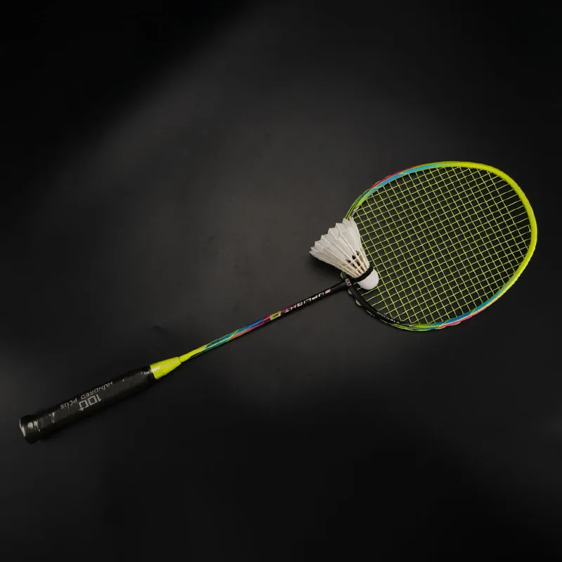High Quality Full Carbon Fiber Strung Badminton Rackets Competition Training Racquet Speed Sports For Adult -40 | Спорт и