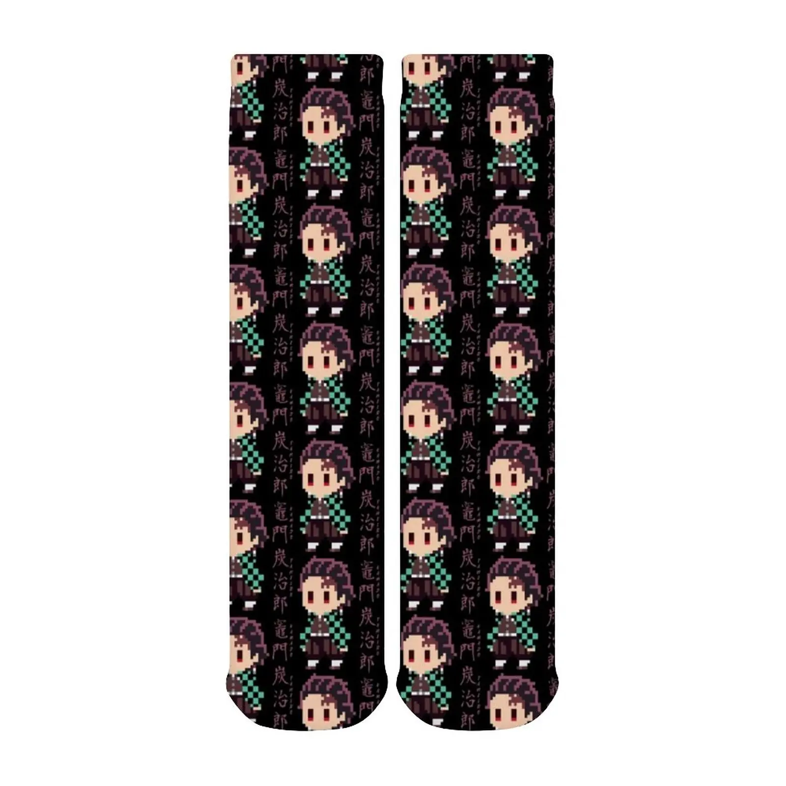 

Kimetsu No Yaiba Socks Youth Sublimation Stockings Large Chemical Fiber Non Skid Edgy School Socks