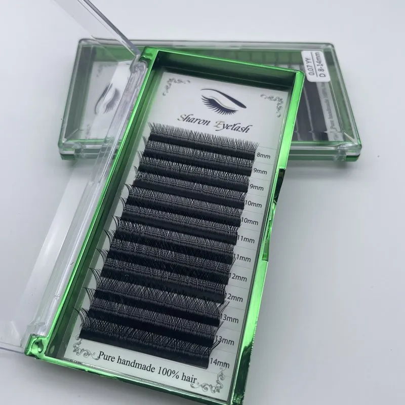 

V/W/YY Shape Mix Long Eyelashes Extensions 0.07 Fast Easy fanning Volume Lash Y YY Flase lash makeup tool