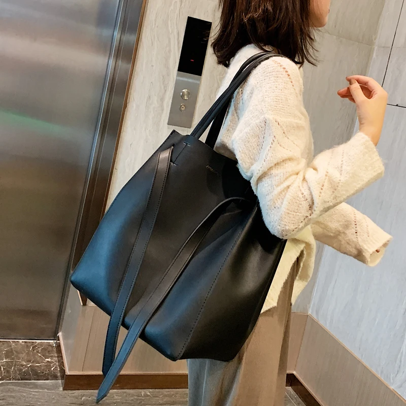 Элегантная женская большая сумка тоут 2019 Новые Модные Качественные из