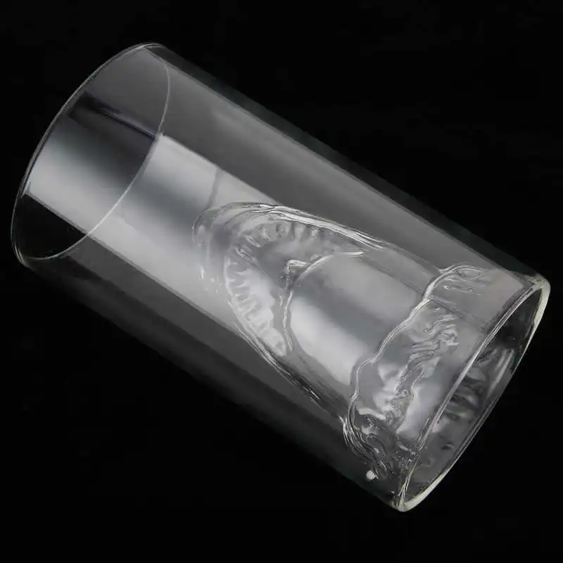 

Double Glass Cup Beer Glass Glass Drinkware for Family for Drinking Wine