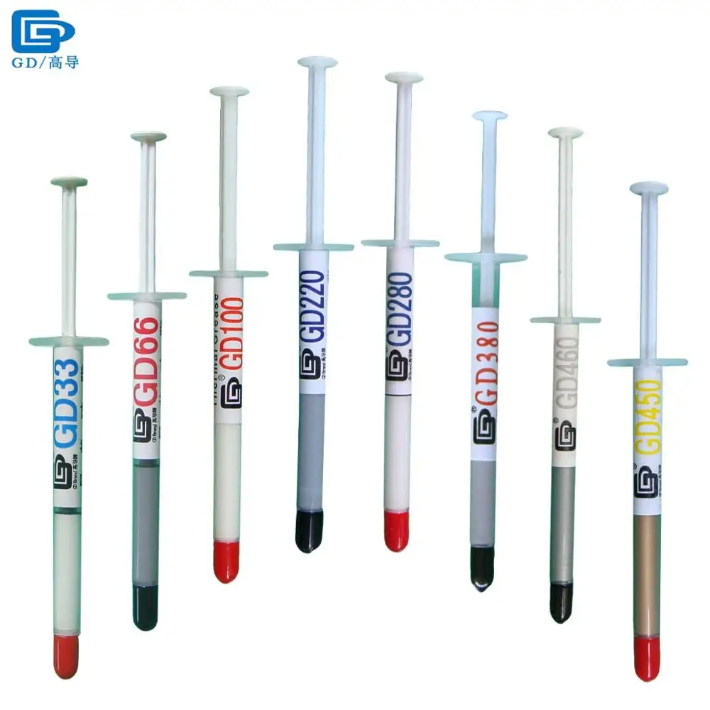 GD33 GD66 GD100 GD220 GD280 GD380 GD460 GD450 Термальность смазочная паста компаунд 5 шт. чистая Вес 1 г SY1