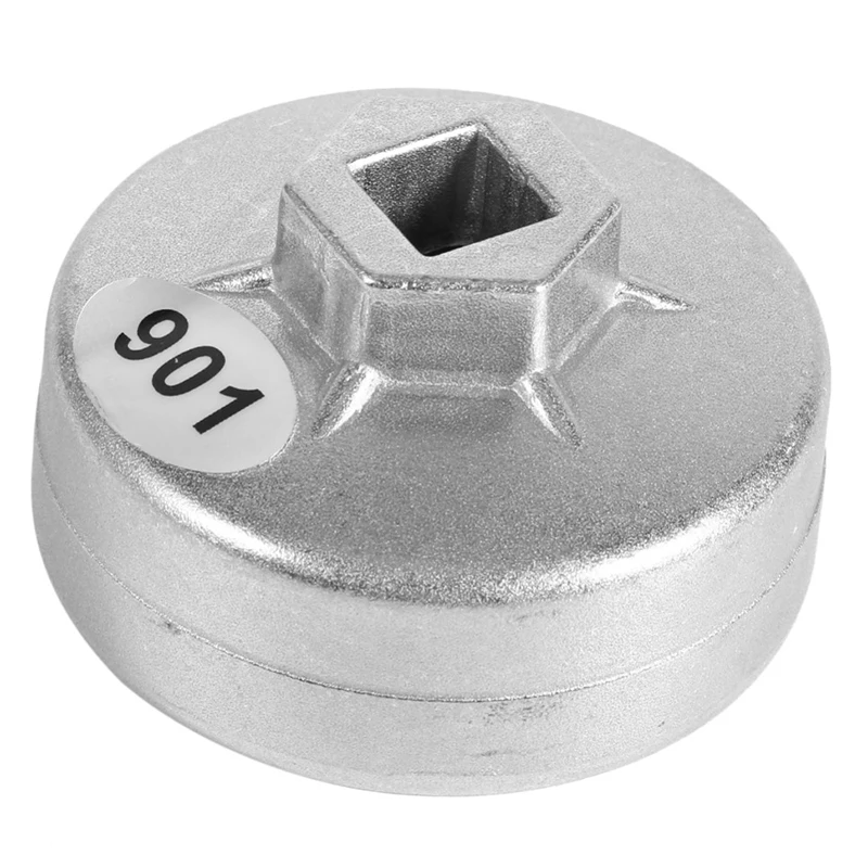 

Parts Oil Filter Wrench Replacement Silver 14 Flutes 65mm For Corolla 2009-2015 Oil filter housing tool removal cap wrench