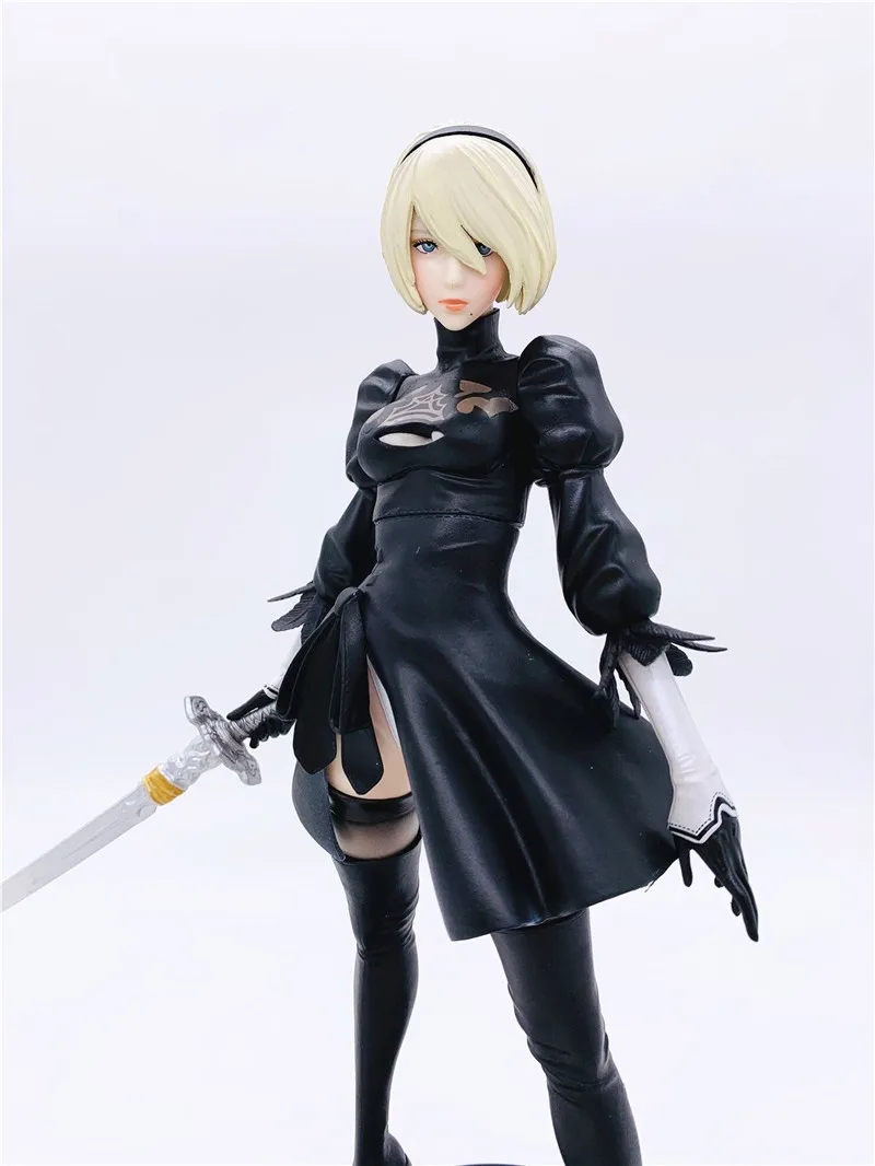 Экшн-фигурка из аниме игры НИР: Automata 2b YoRHa No.2 Type B ПВХ Коллекционная модель игрушки