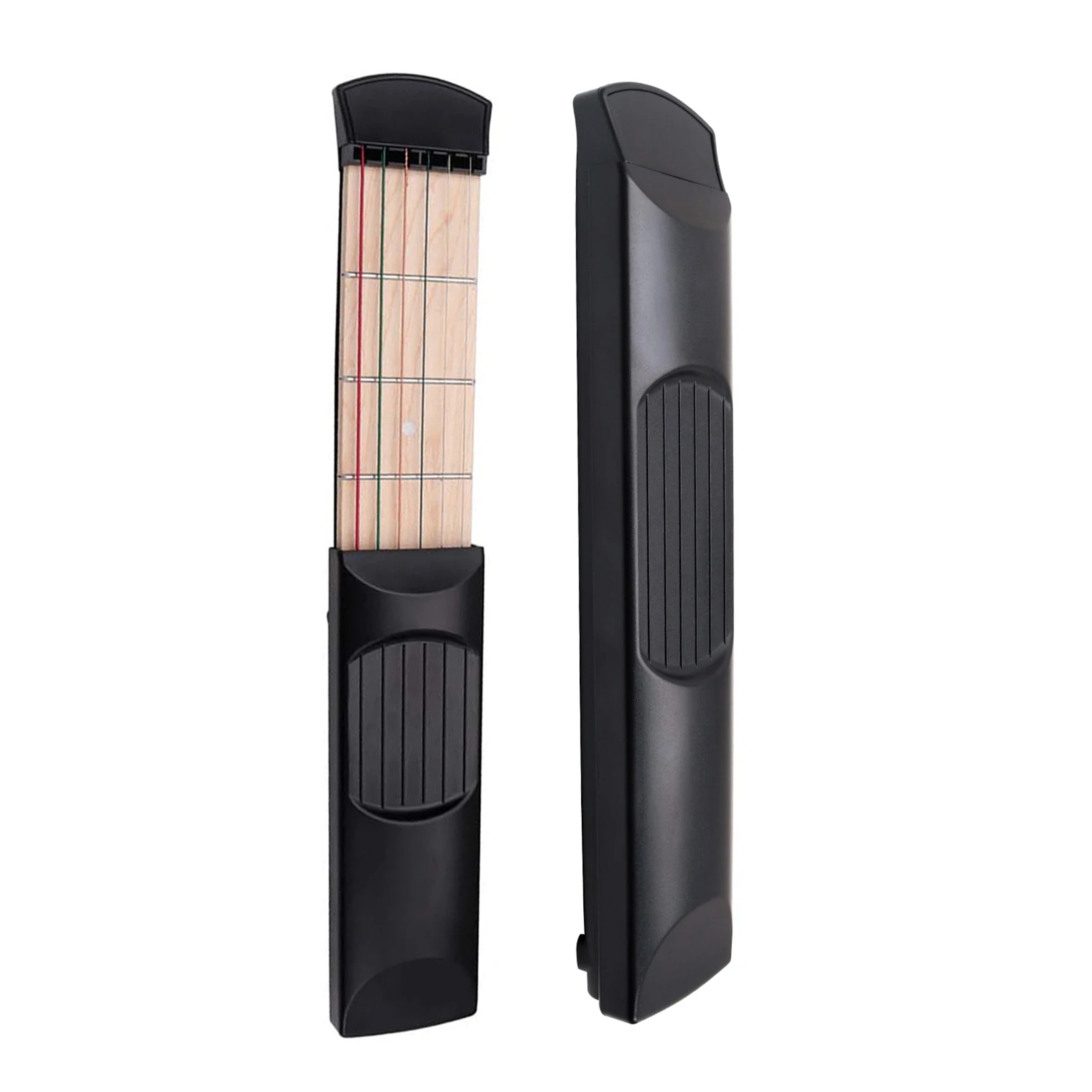 

Muslady Pocket Guitar Colorful Chord Trainer Protable Guitar Practice Tool 6-String 4-Fret Model for Beginners