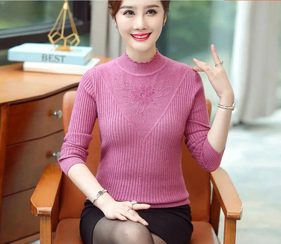

2021 spring and autumn winter Long sleeve Women's Sweater coat