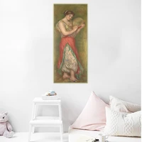 citon pierre auguste renoir%e3%80%8adancing girl with tambourine%e3%80%8bcanvas oil painting poster picture wall decor home interior decoration