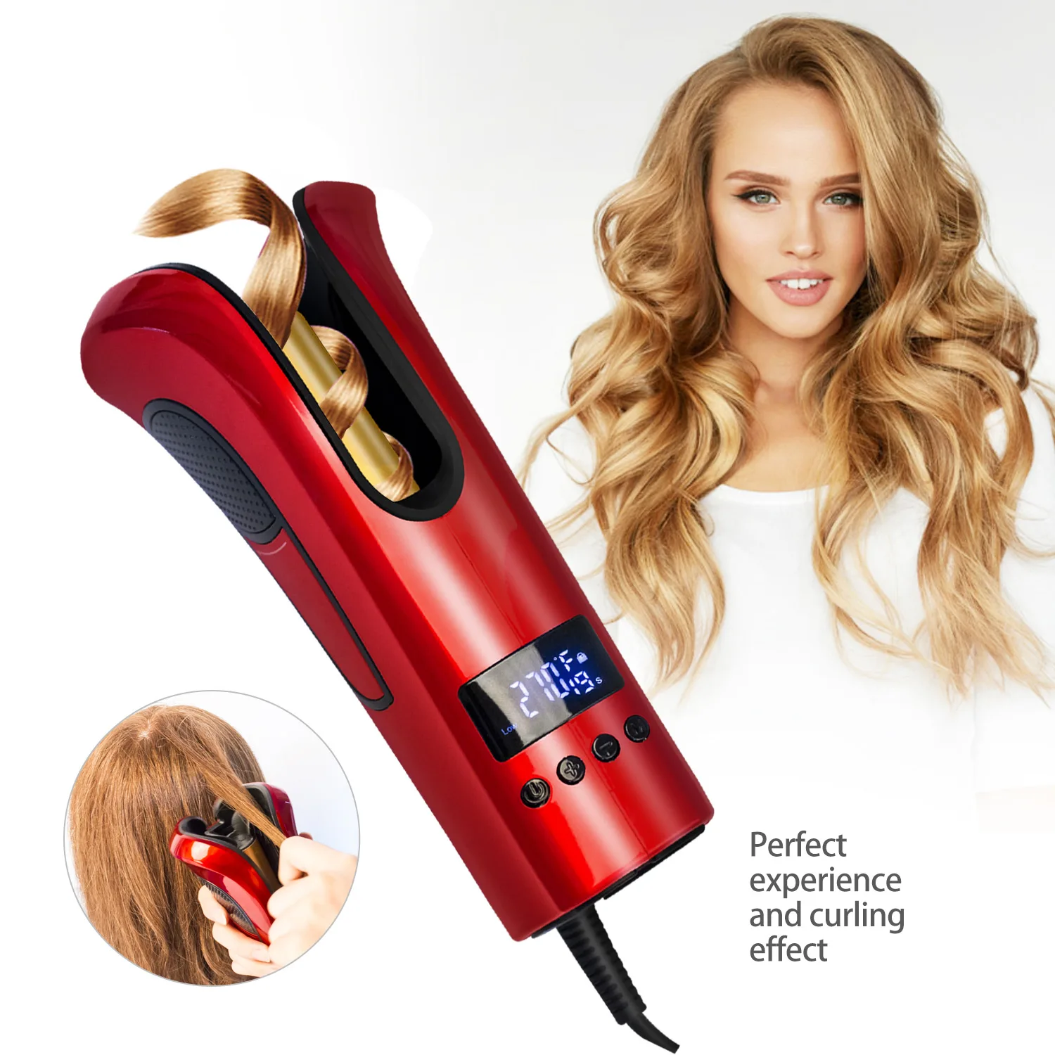 

Electric Ceramic Hair Curler Automatic Rotating Hair Waver Curling Wand Irons Professional Hair Styling Tool Corrugation Crimper