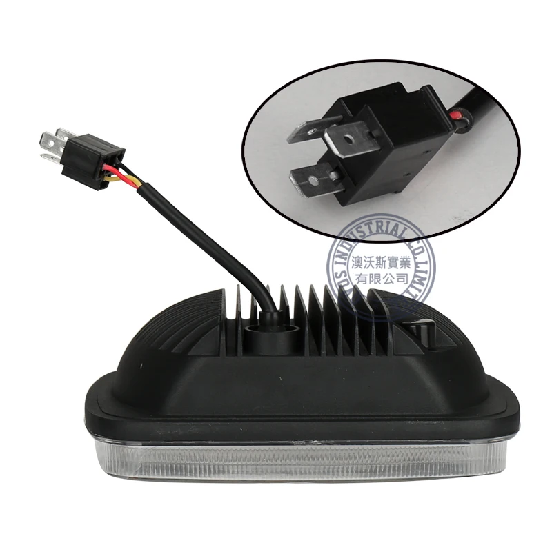 H4 фар 7x6 квадратный светодиодный фары дальнего света для JEEP CHEROKEE грузовики