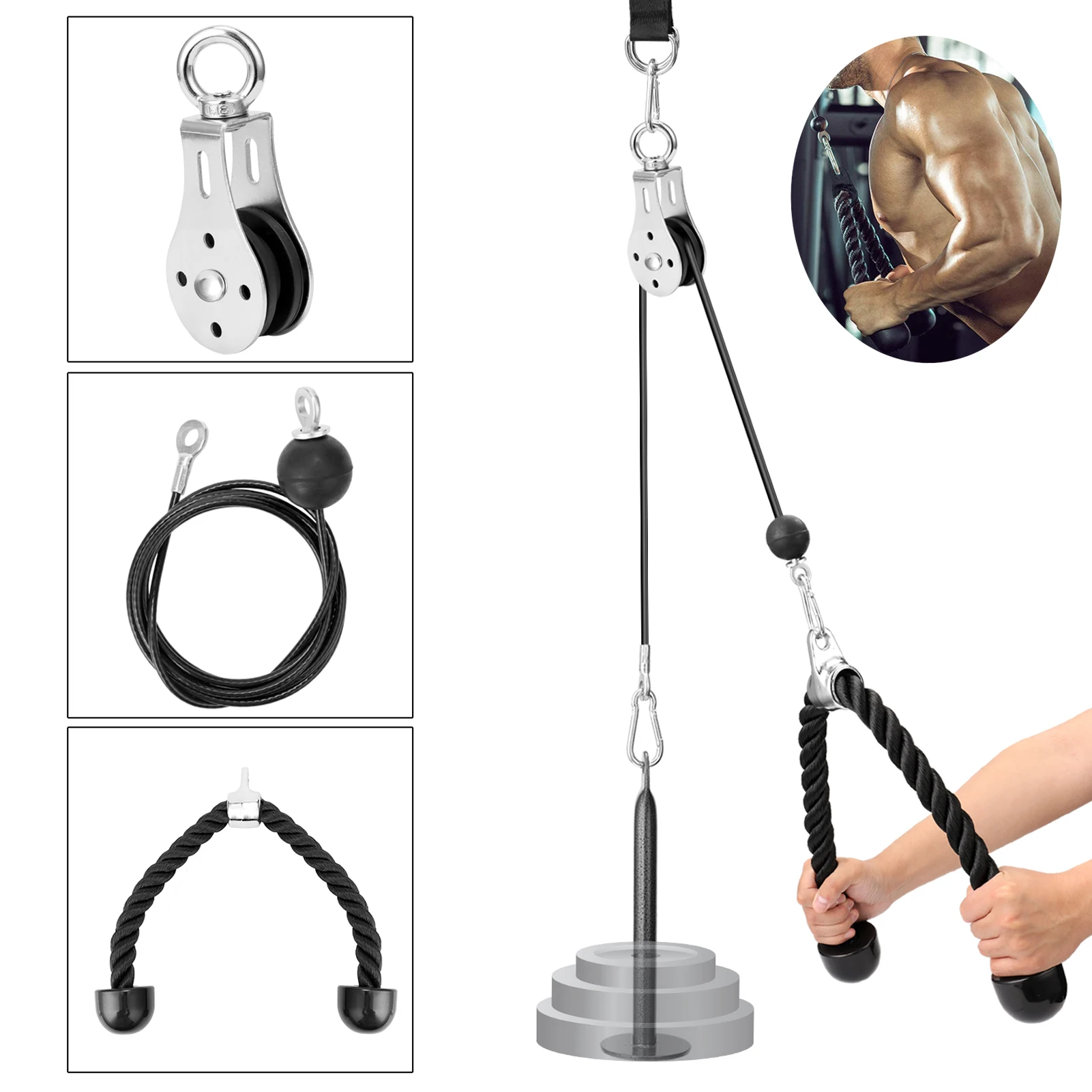 Lixada тренажерный зал роликовый тренажер для упражнений приспособления