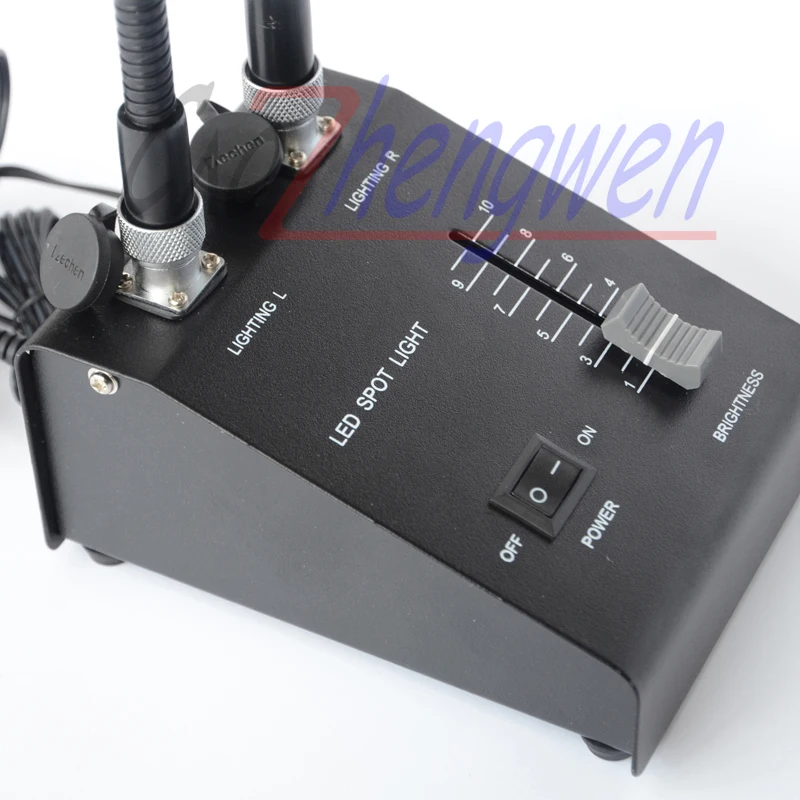 FYSCOPE 6 Вт светодиодный двойной осветитель с гусиной шеей Мощный для микроскопа