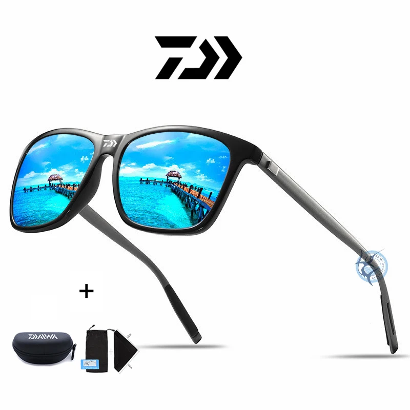 

DAIWA Men's Fishing Aluminum Polarized Sunglasses Outdoor Sports Driving Glasses Uv400 Men's and Women's Fashion Fishing Glasses