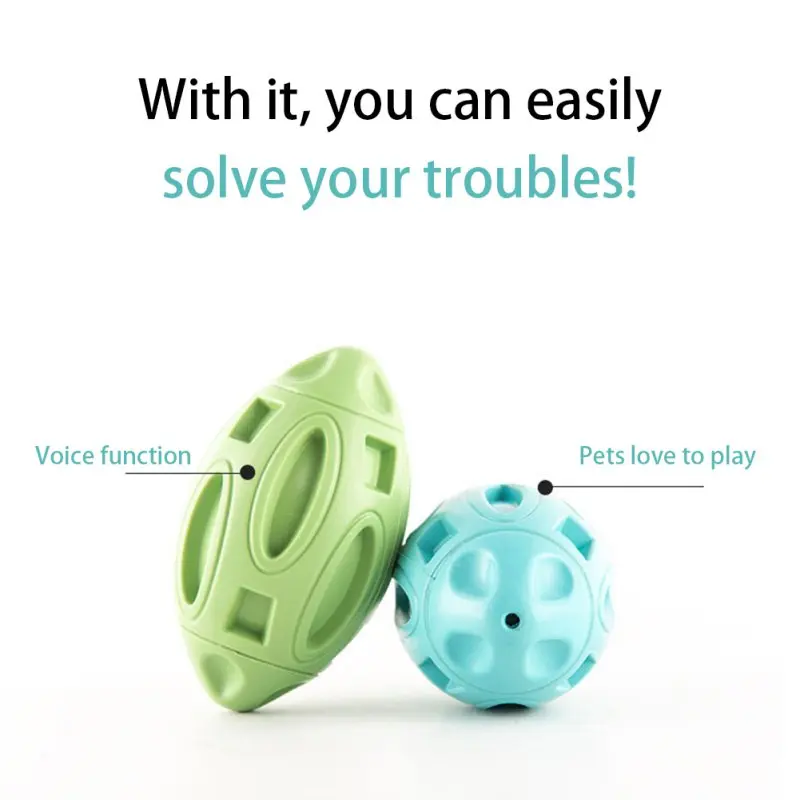 

Dog Interactive Toys Natural Rubber Ball Puppy Chew Toy Squeaky Dog Toys Dog Training Toys Clean Teeth Pet Playing Balls