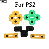 yuxi 3 sets conductive rubber pads silicone buttons contact replacement for ps2 controller