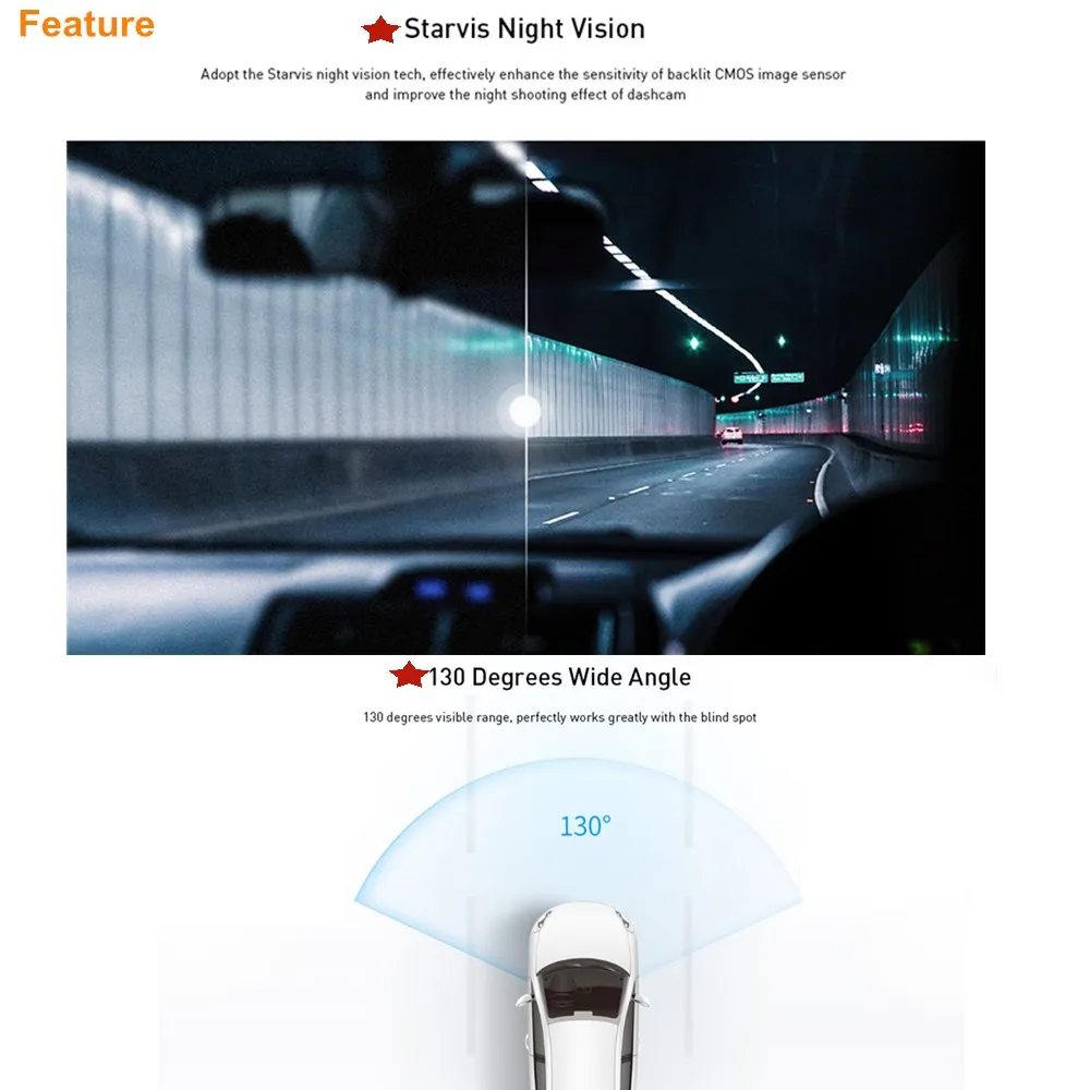 Xiaomi 70mai Dash Cam 1S Xiaomi 70mai беспроводной WiFi DVR с 130 градусов 1080P HD ночная версия g-сенсор английское Голосовое управление