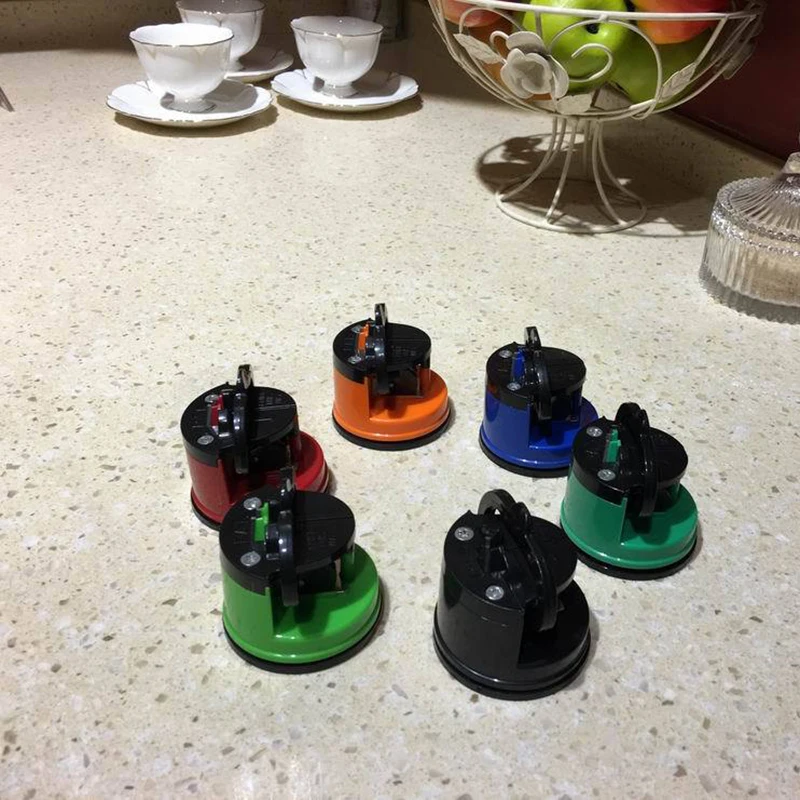 

High Quality Tungsten Steel Knife Sharpener Sharpening Tool Kitchen Chef Knives Damascus Knive Mini Suction Whetstone Sharpener
