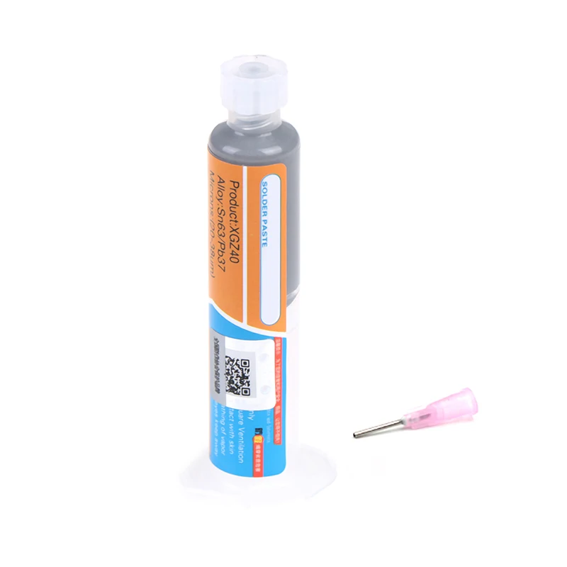 

Solder Paste Flux Solder Tin Paste Sn63/Pb37 25-45um Syringe To Mobile Phone Repair Computer Services Indust Welding Tools