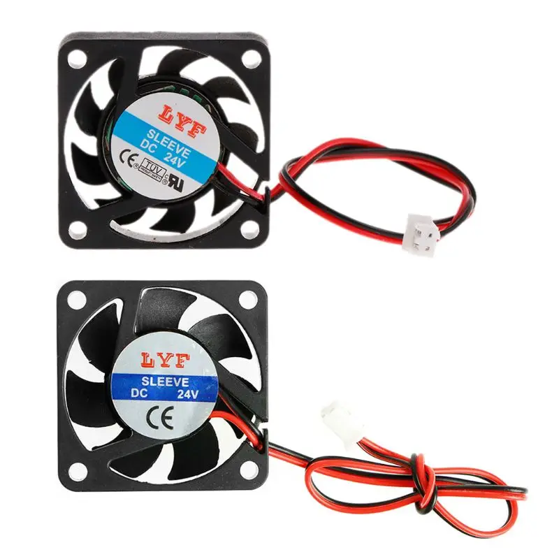 

DC 24V 0.10A 2-Pin 40x40x10mm PC Computer CPU System Brushless Cooling Fan 4010