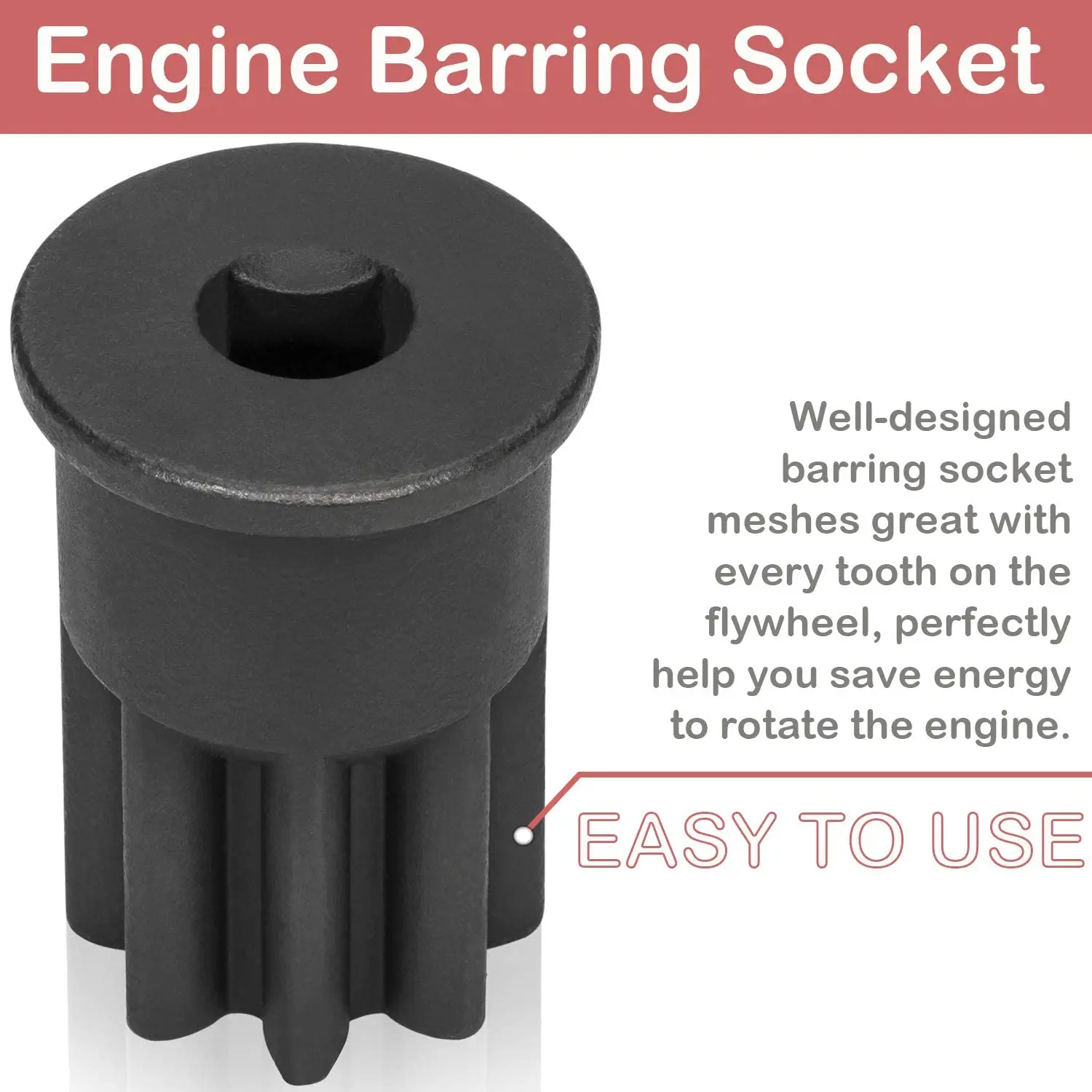 Chuang Qian Engine Barring Socket/Wrench for G M G-M Caterpillar 3200/3406 Series &amp Mack E-7 E7 ETEC C13/C15/C16 #J-38587-A | Автомобили
