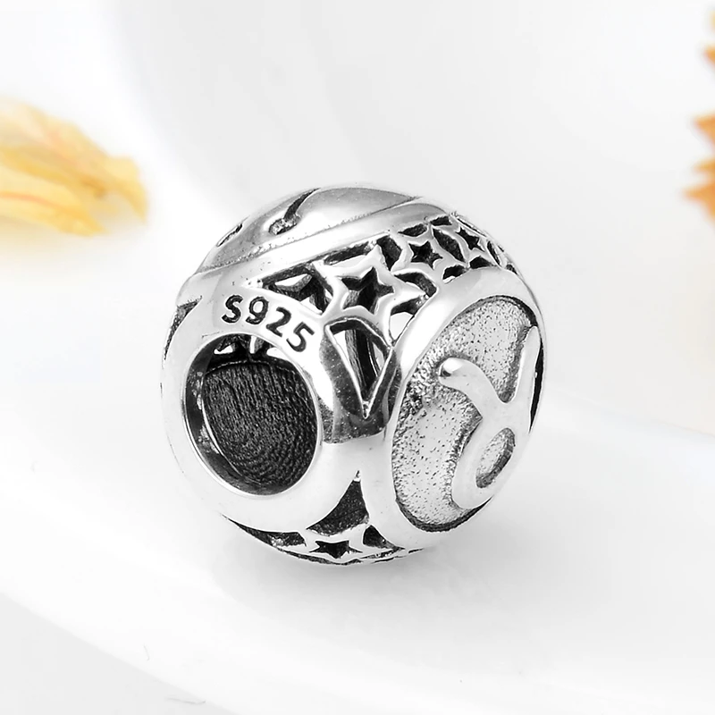 Бусины-талисманы из серебра 925 пробы со знаками Зодиака | Украшения и аксессуары