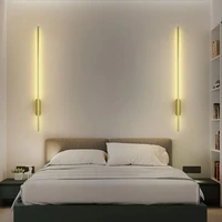 new modern led wall lamp for bedroom living room study room home deco wall lights gold finished black finished wall light