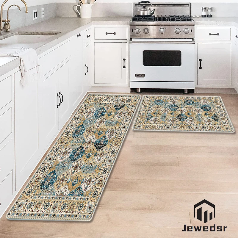 

50x80cm Persian Carpet Bathroom Mat Doormat Prayer Rug Decor Kitchen Bath Hallway Floor Bedside Home Funny Entrance Door Mats