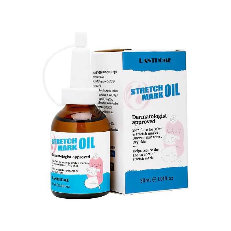 

Lanthome new stretch mark oil wrinkle and anti-aging serum to make skin smooth and shiny body repair oil body care 30ml