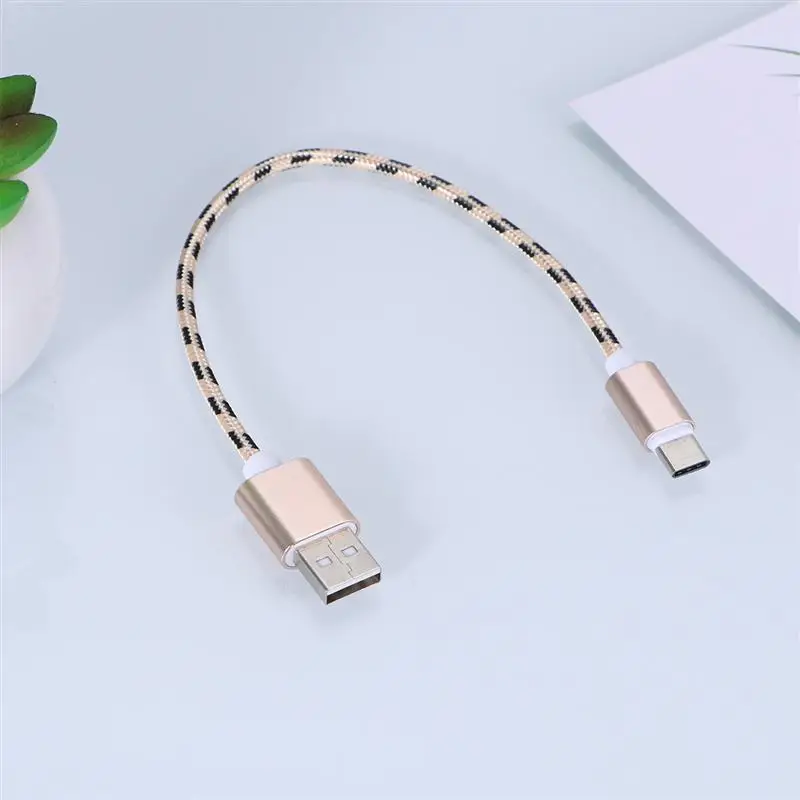 

1 pc Type-C USB Cable Flexible Fast Charger Data Sync Cord for Tablet Mobile Phone