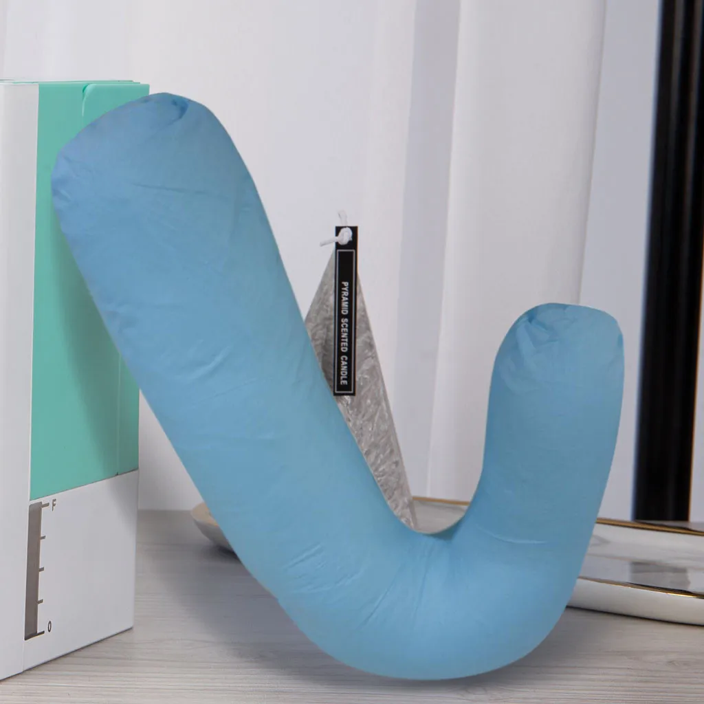 V образная подушка чехол одевалка: для кормления грудью вырез сзади Поддержка