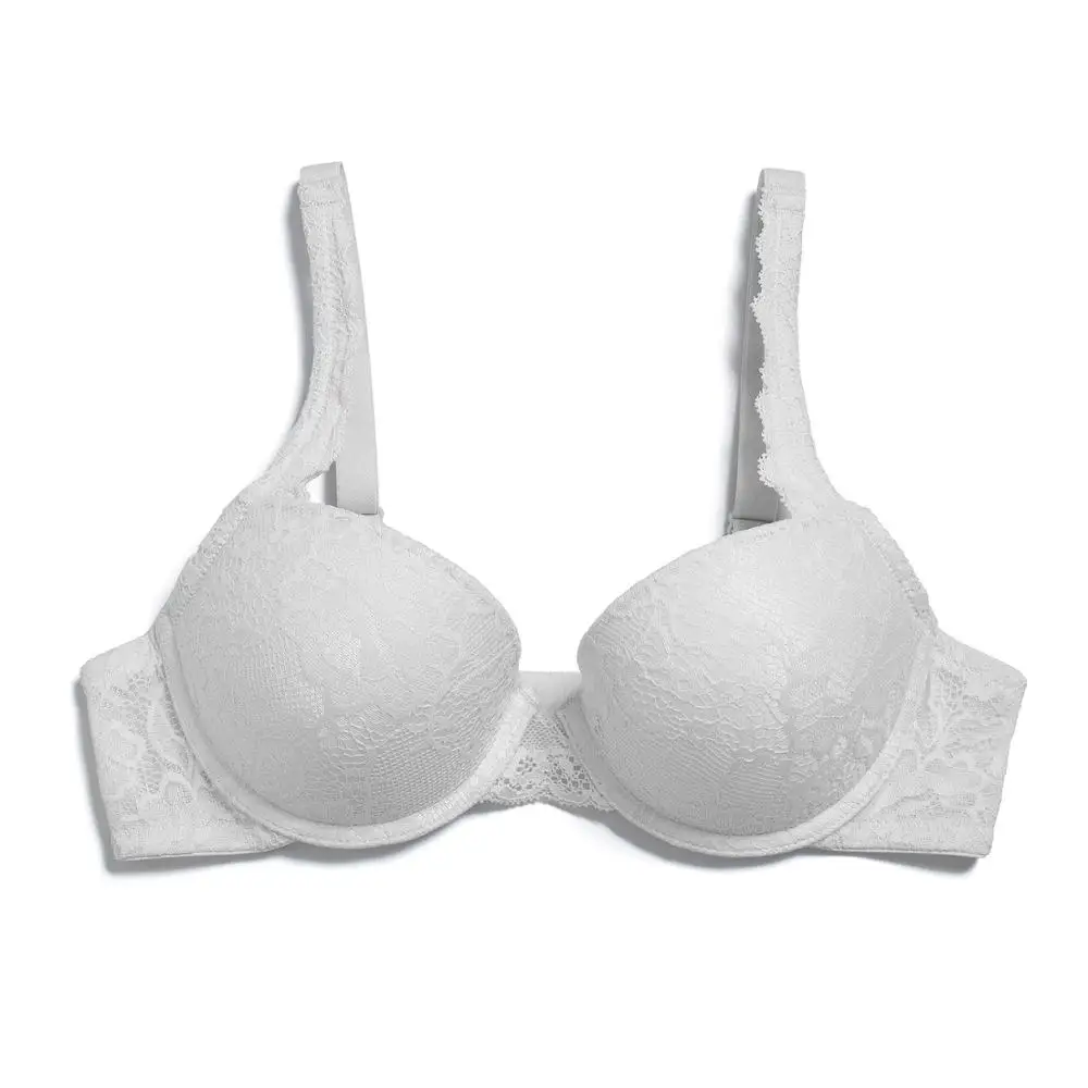 Новый Для женщин бюстгальтер для груди большого размера сексуальный кружевной 3/4