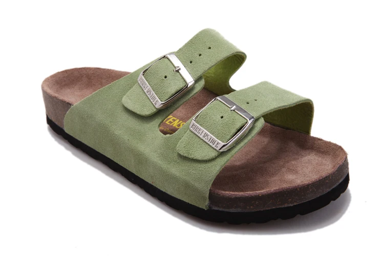 

Fashion New Style 2021 Summer Men's Sandals Women's Two-buckle Beach Sandals Men Slippers Shoes Men