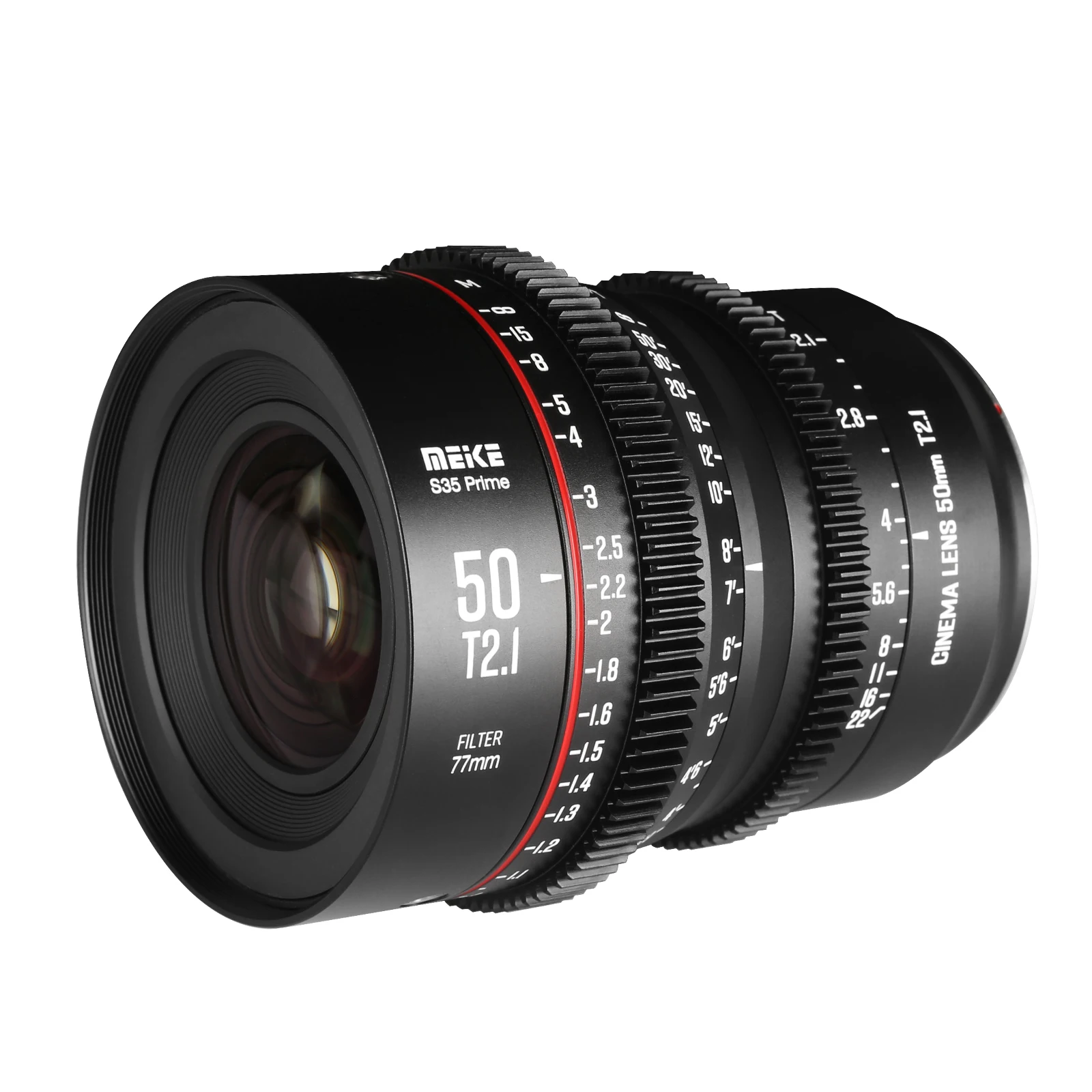 Meike Prime 50 мм T2.1 Super 35 рамка кинокамеры системы для Canon камеры s с