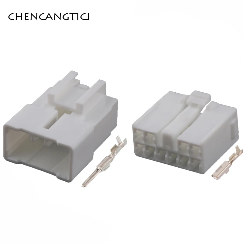 

5/10/20/50 Sets 10 Pin Automotive RAV4 Male Female Connector Plug for Toyota Camry Corolla Ralink MG651056 MG641059