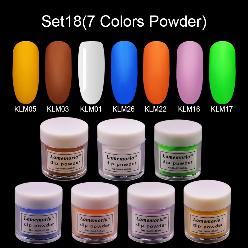 Lamemoria новый хрустальный порошок для ногтей 4 в 1 погружной скраб набор 28 цветов
