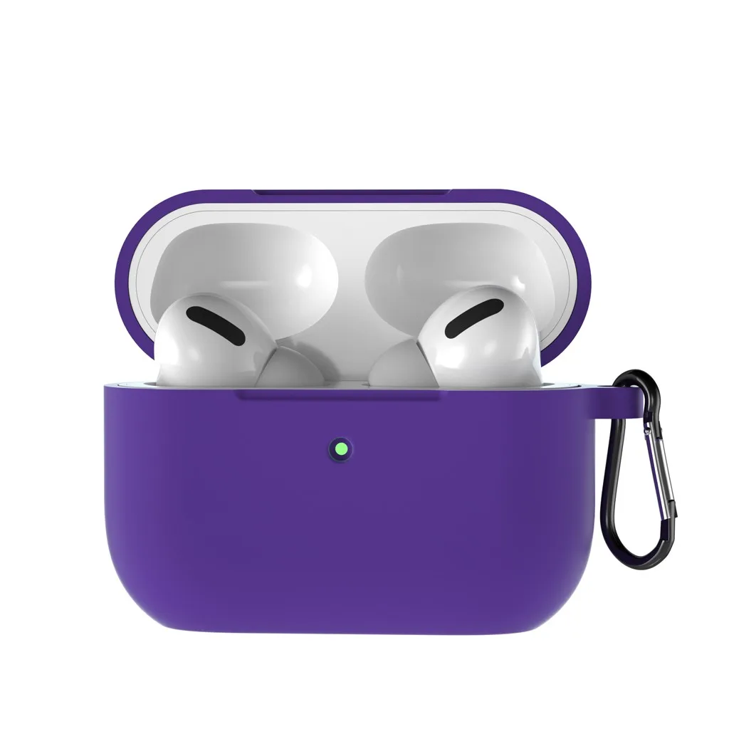 Мягкий силиконовый чехол для Airpods Pro защитный Apple TWS Bluetooth наушники Air Pods 3 кожаный