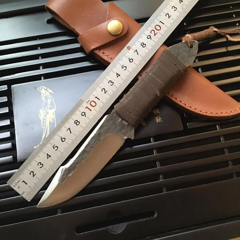 Открытый охотничий нож с фиксированным лезвием высокой твердости 60 HRC ножи для