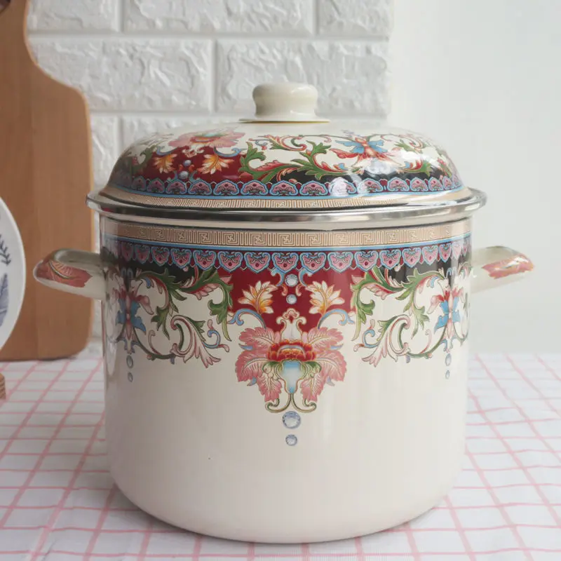 저렴한 수프 냄비 밀크 냄비 에나멜 냄비 9.5L 두꺼운 찜기 큰 냄비 쌀 배럴 피클 냄비 증기선 주방 냄비와 프라이팬 세라믹 Kiithe 구매 수프 냄비 밀크 냄비 에나멜 냄비 9.5L 두꺼운 찜기 큰 냄비 쌀 배럴 피클 냄비 증기선 주방 냄비와 프라이팬 세라믹 Kiithe
