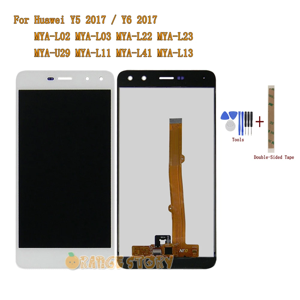 White No Frame ЖК-дисплей для huawei Nova Young 4G LTE/Y6 /Y5 MYA-L11 MYA-L41 MYA-U29 MYA L22 L41 ЖК-дисплей сенсорный экран Рамка - Цвет: White No Frame