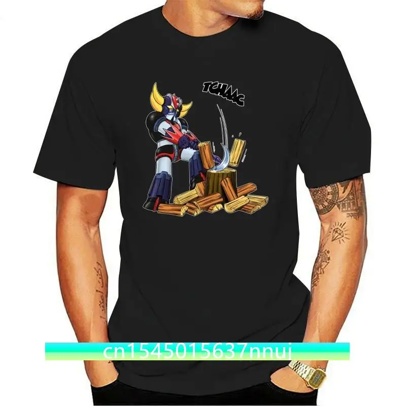 

New Camiseta Manga - Parodia De UFO Robo Grendizer T Shirt Summer Style Fashion Men T-Shirts