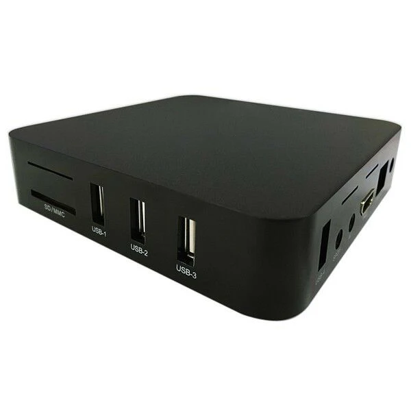 Мини ТВ коробка Android 7 1 ГБ/8 ГБ S905W 2 4 ГГц Wi-Fi HD медиаплеер (штепсельная вилка
