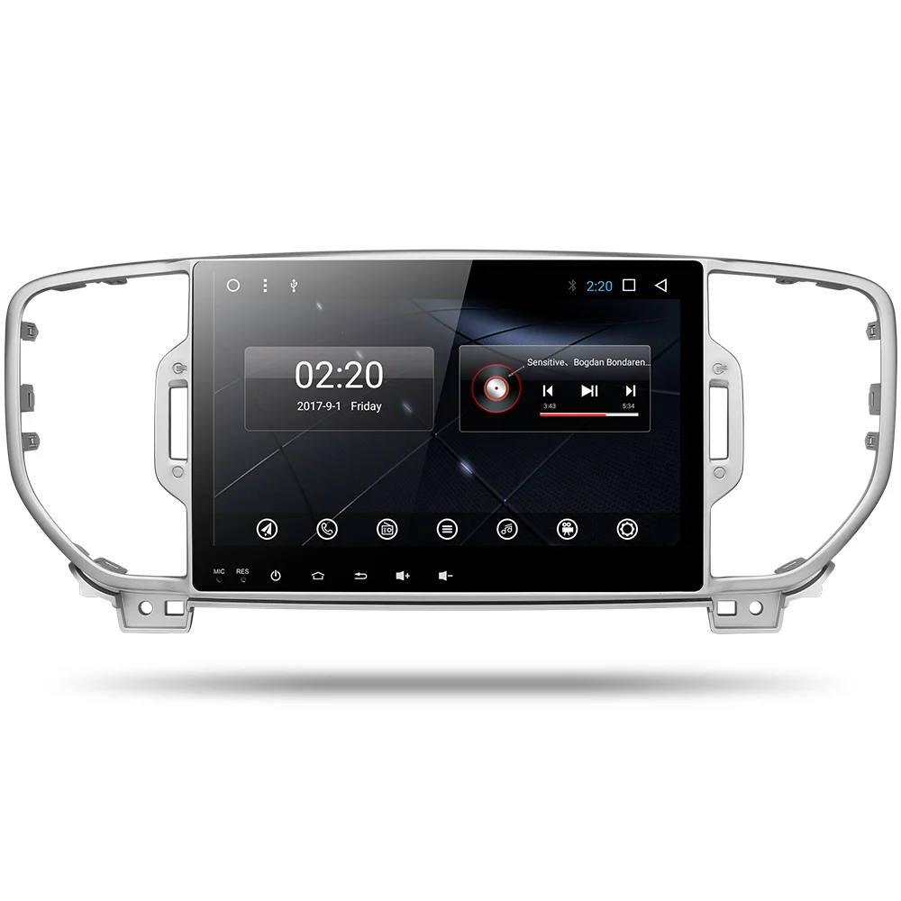 without canbus Asottu dsp ips android 9,0 PX30 автомобильный dvd-плеер для KIA sportage KX5 gps навигация 1 din стерео - Цвет: without canbus
