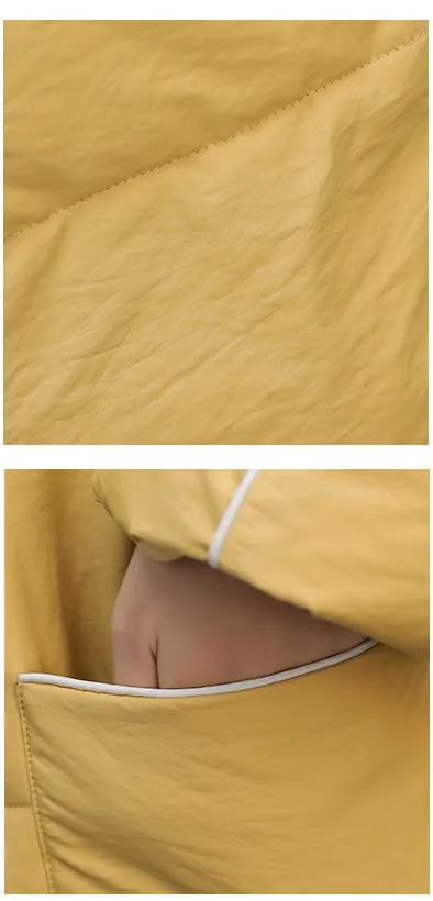 

Fashion Cotton Coat Women's 2020 Korean Slim Casual Solid Hooded Fur Collar Padded Coat Women Outwear Parkas Zipper Pocket E77