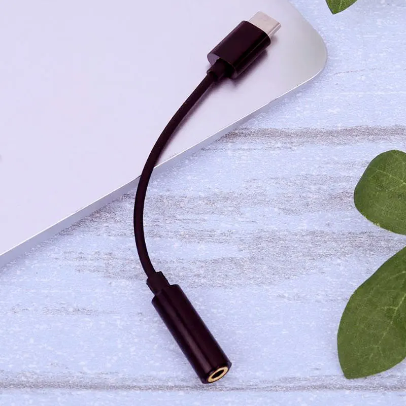 Универсальный адаптер для гарнитуры мобильного телефона Type C 3 5 мм аудио