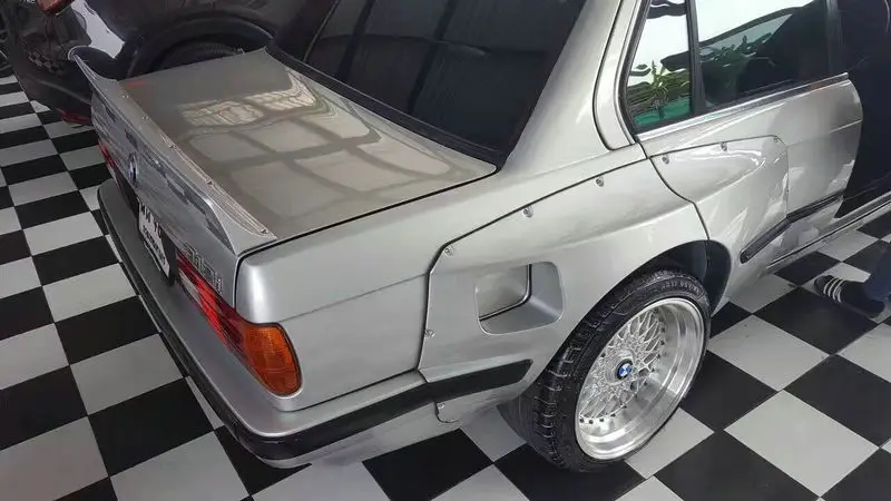 Боди для BMW E30 Coupe 2 двери оформление стиль Стекловолокно Задний спойлер FRP