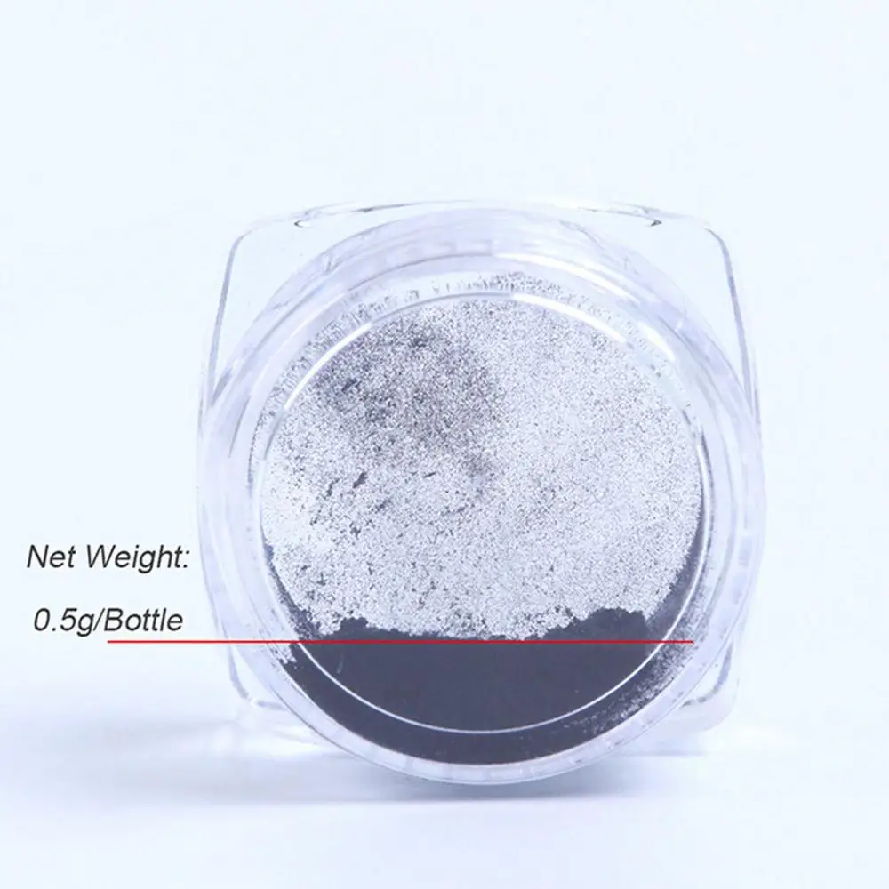 Ногти Femme лак для ногтей Блестящий Порошок металлический цвет художественная